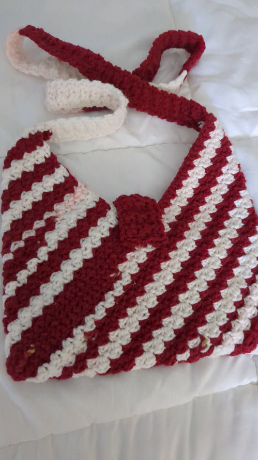 Acrylic hand crocheted purse